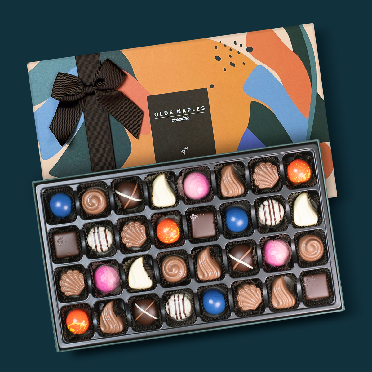 Mix Selection Box | 32 Pieces – Olde Naples Chocolate