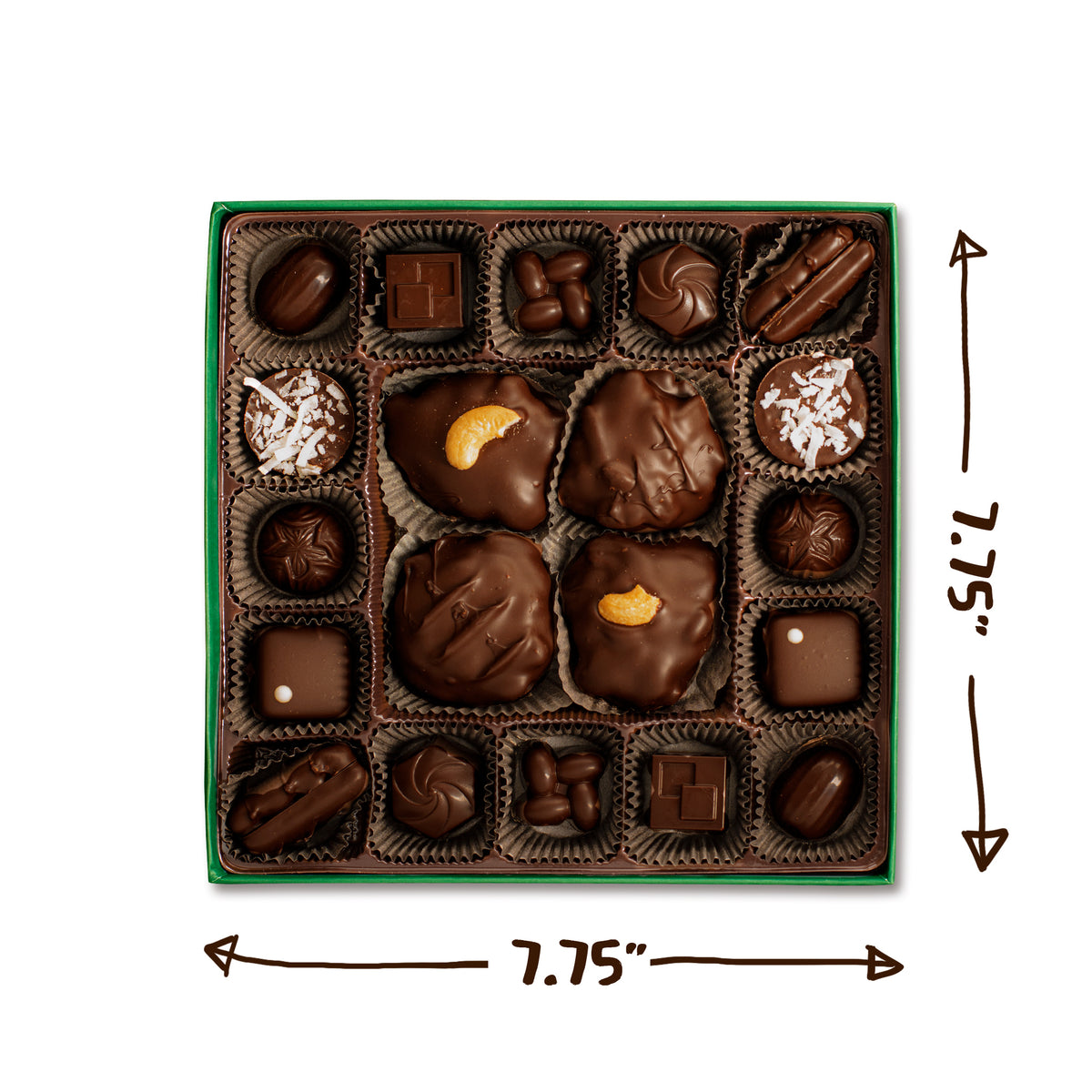 Dark Chocolate Truffles - Embossed -  Valentines Day Heart-Shaped Gif –  Olde Naples Chocolate