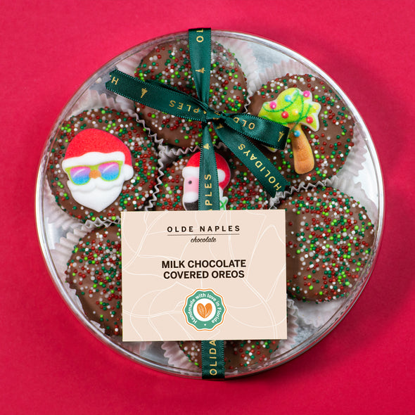 Holiday Chocolate Covered Oreos | 7 pieces