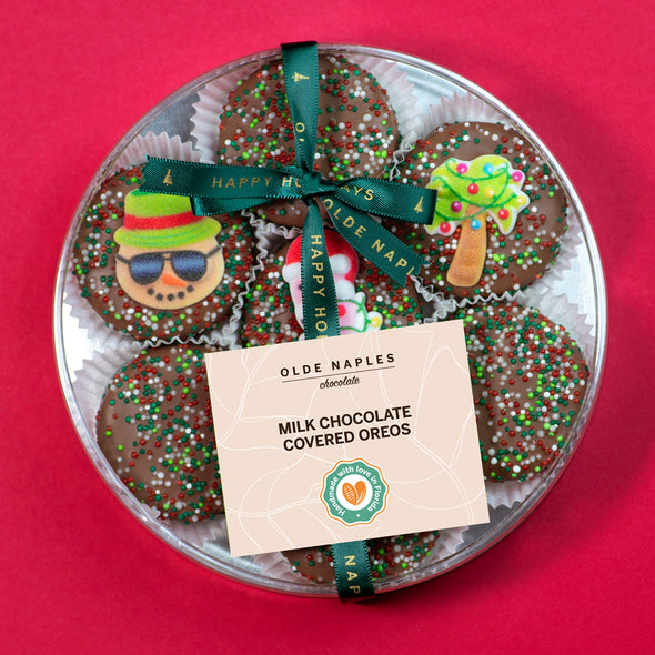 Holiday Chocolate Covered Oreos | 7 pieces