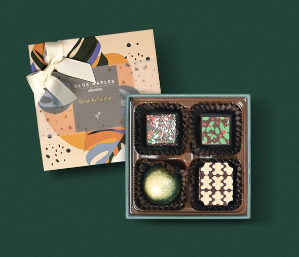 Deep Cocoa Luxury 4-Piece Box