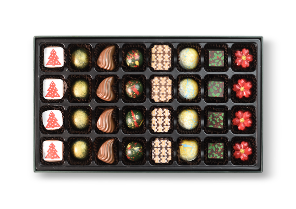 The Holiday Grand Feast 32-Piece Truffle Box