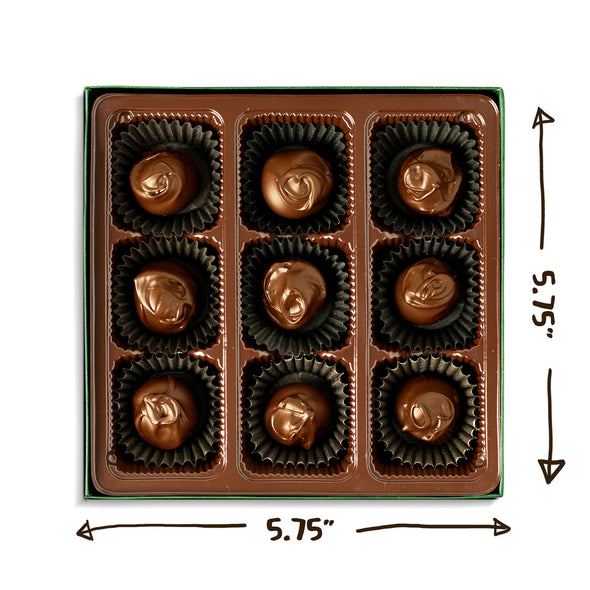Dark Chocolate Cherries | 9 pieces