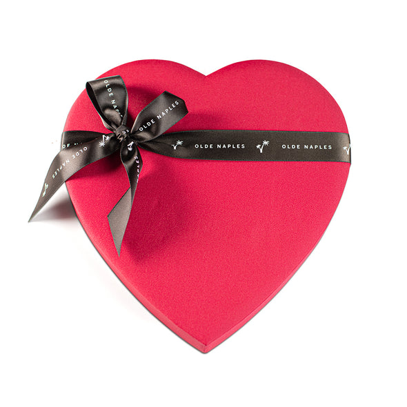 Dark Chocolate Truffles | Valentines Day Satin Heart-Shaped Gift Box