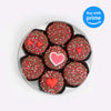 I LOVE YOU Red Valentine Chocolate Dipped Oreo Cookies | Romantic Gift Basket 7pc Oreo Cookies Assortment