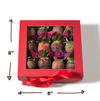 Pink Passion Chocolate Covered Strawberries Valentines | 12 Strawberries in a Box